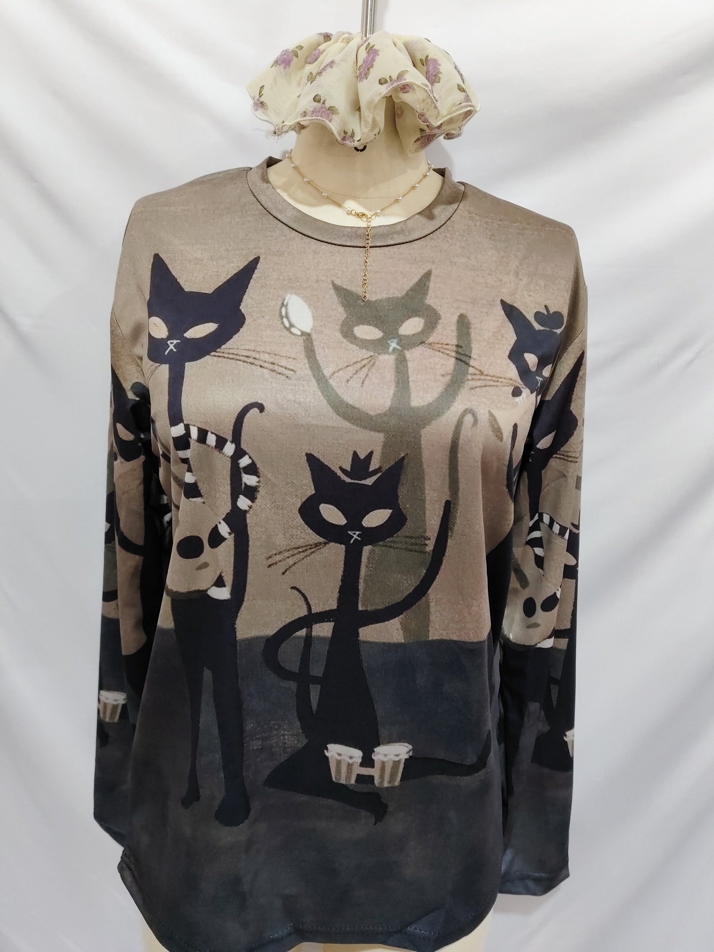 Chemisier Élégant Manches Longues Femme - Polyvalent Bureau et Casual