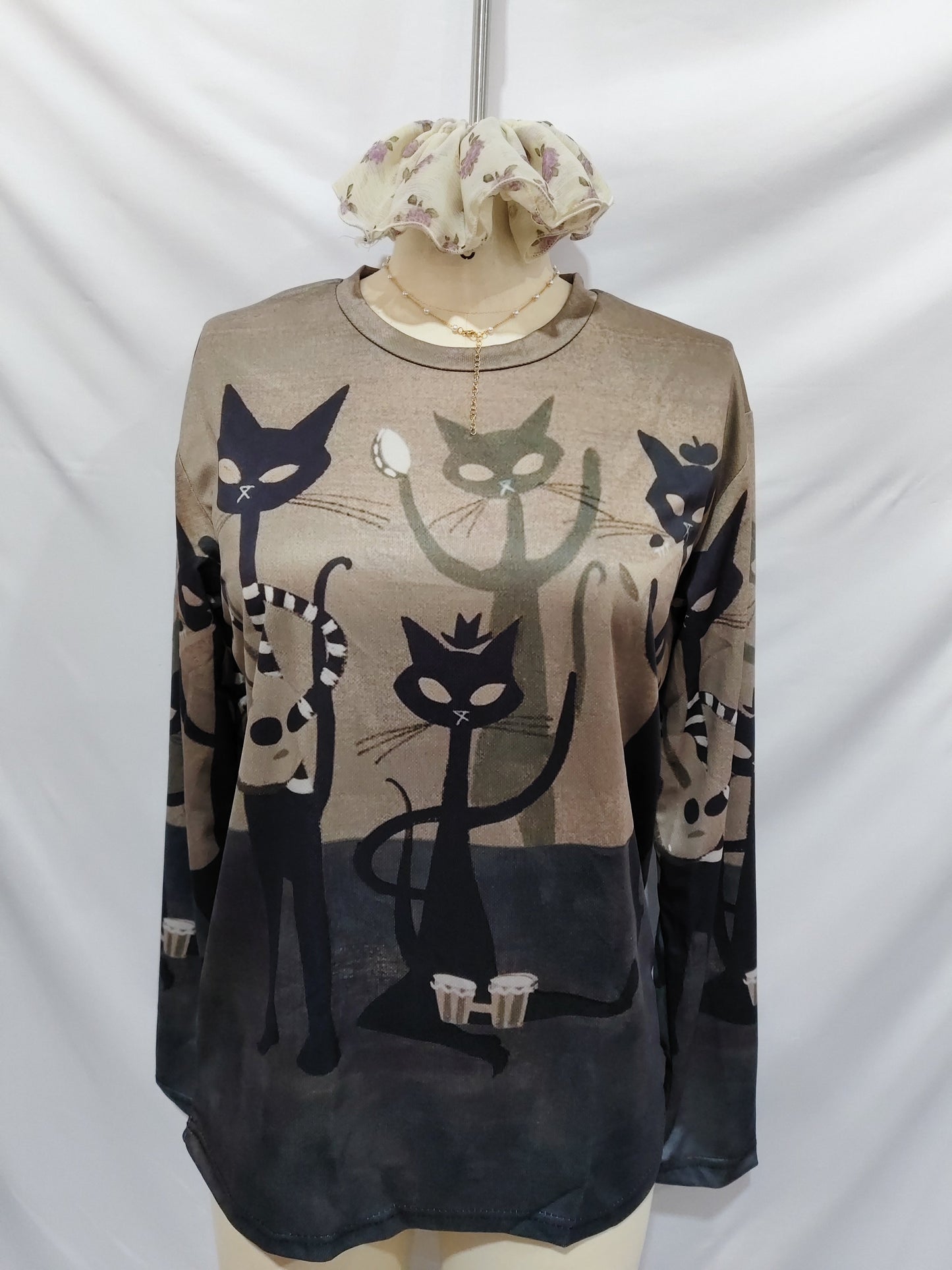 Chemisier Élégant Manches Longues Femme - Polyvalent Bureau et Casual