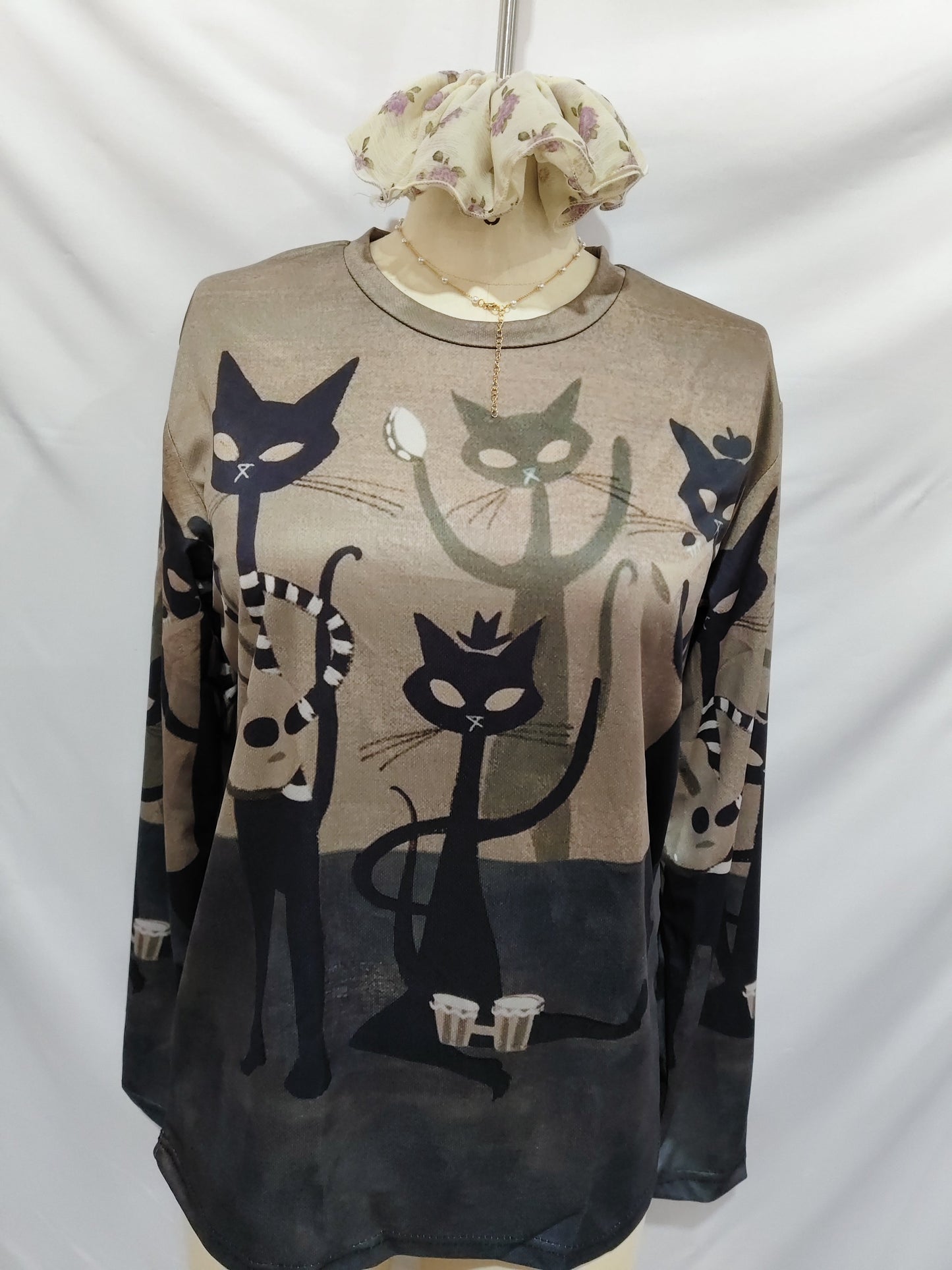 Chemisier Élégant Manches Longues Femme - Polyvalent Bureau et Casual