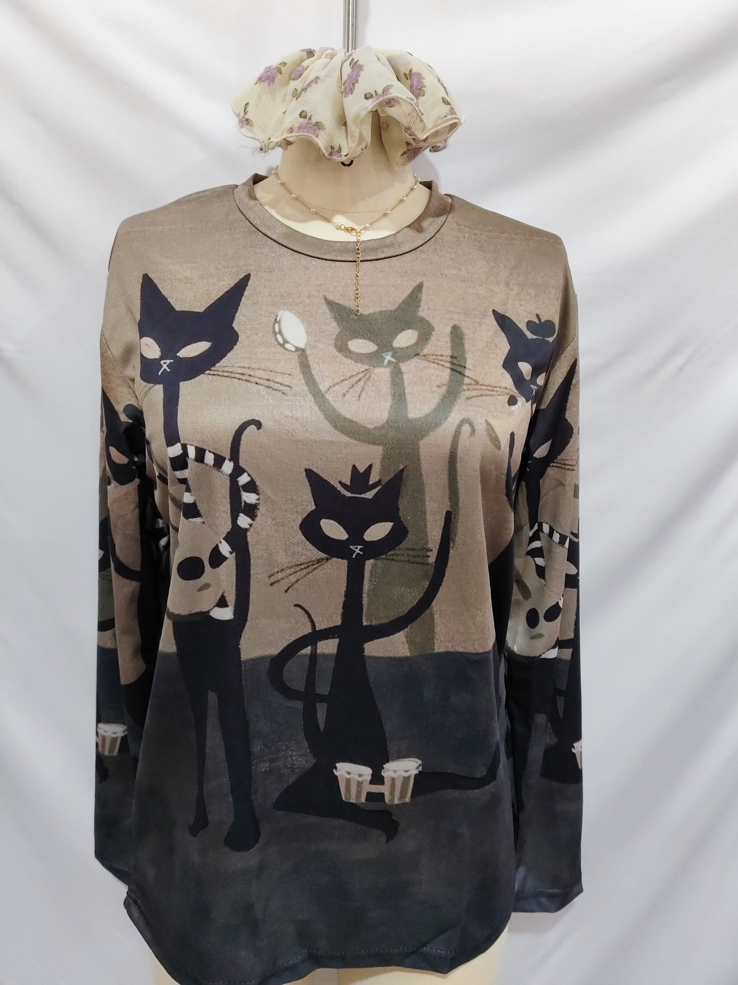 Chemisier Élégant Manches Longues Femme - Polyvalent Bureau et Casual